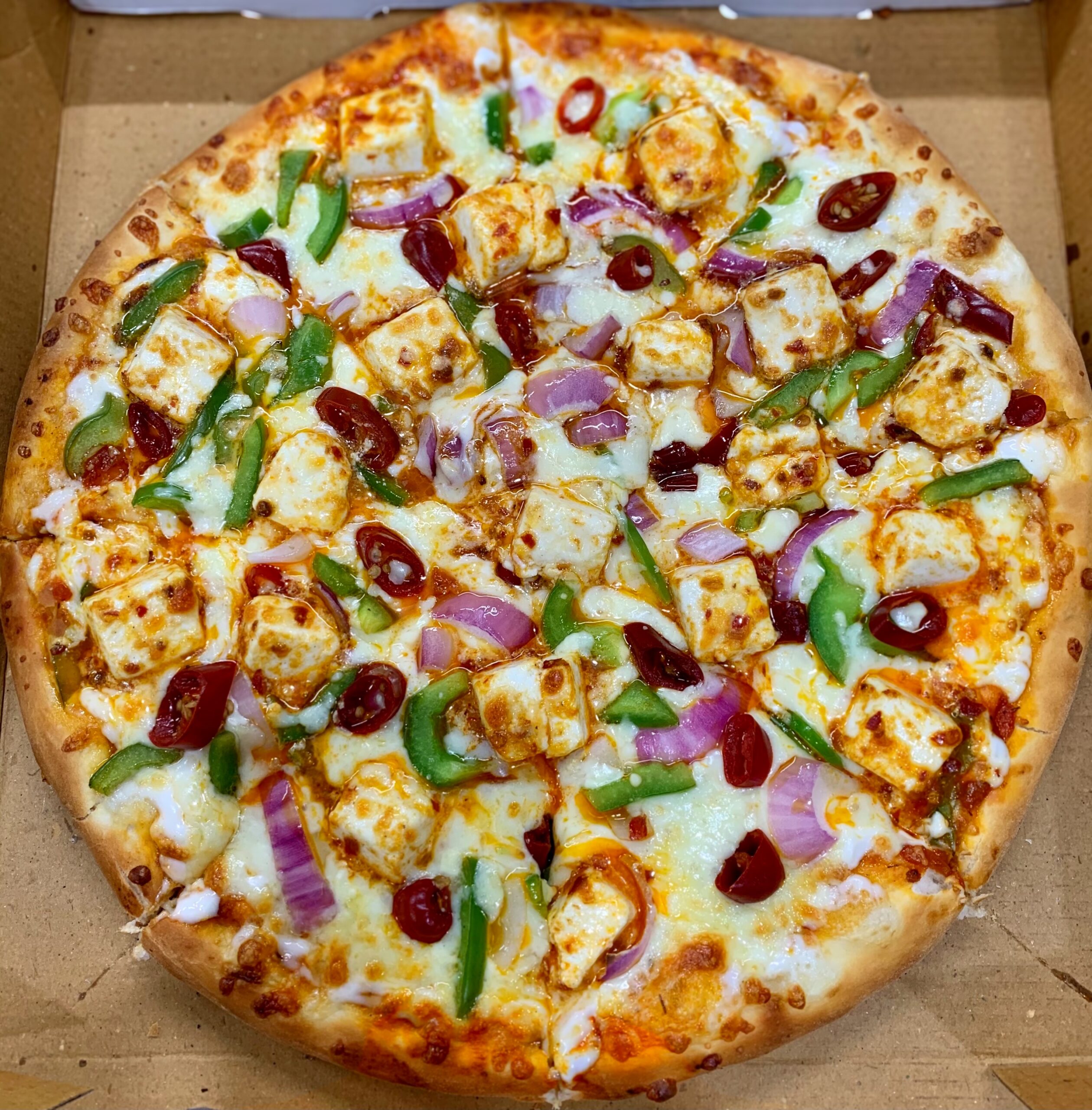 Indian Tandoori Panner Pizza