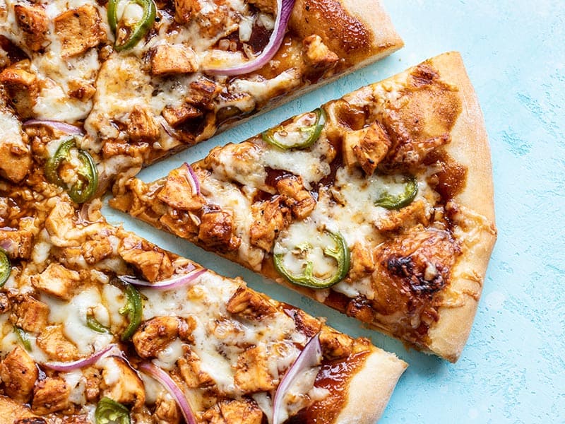 Pepper Barbecue chicken Pizza