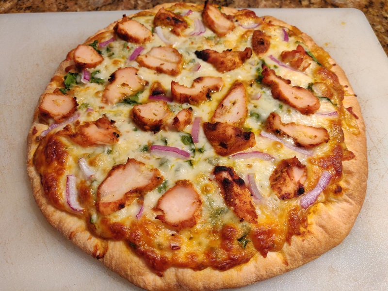 Indian Chicken Tikka Pizza